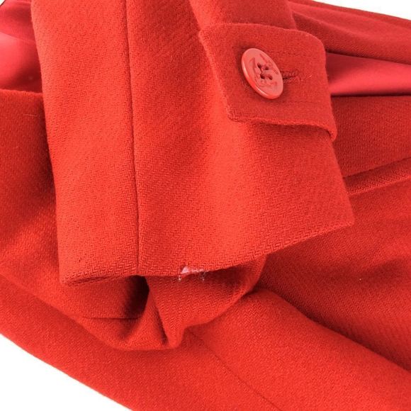 Pendleton Pea Coat Women’s Size 8 Red Vintage - Picture 8 of 8